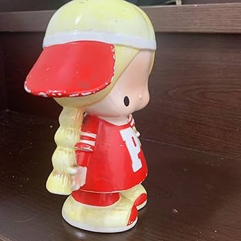Amazon.co.jp: 19cm 大きめ パティ 当時物 陶器 貯金箱 レトロ